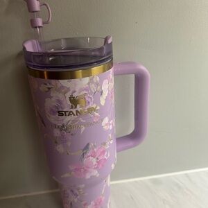 Stanley Purple Love Shack Fancy Floral Tumbler